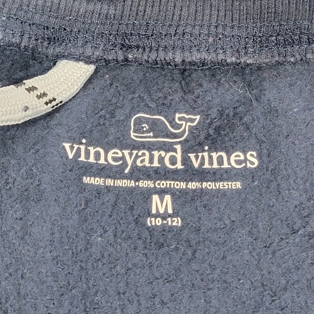 Vineyard Vines Kids Fleece Jogger Sweatpants Navy Whale Logo Youth‎ Medium 10–12
